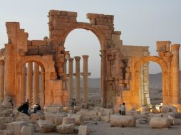 Especialistas aseguran que el Arco del Triunfo era un ícono de Palmira. EFE / ARCHIVO