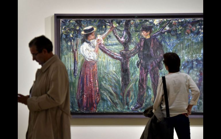 Señalan que aunque ''El Grito'' sea su obra más famosa '', Munch va mucho más allá de eso. AFP / G. Julien