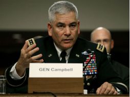 Campbell señala que el ataque aéreo fue solicitado por las fuerzas afganas que reportaron estar bajo fuego del Talibán. AFP / M. Wilson