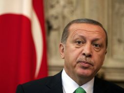 Erdogan insistió en el establecimiento de zonas de exclusión aérea para contrarrestar la crisis de refugiados. AFP / N. Maeterlink