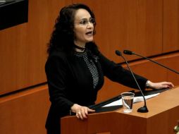 Dolores Padierna, senadora del Sol Azteca. NTX / ARCHIVO