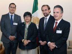 Durante su estancia en México, el representante de las Naciones Unidas se ha reunido con varios funcionarios federales. NTX / ARCHIVO