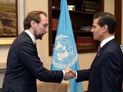 El Alto Comisionado para los DH de las Naciones Unidas agradeció la invitación del Gobierno mexicano para visitar el país. SUN / Presidencia