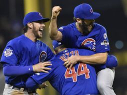 Los Cachorros avanzan para enfrentar a los Cardenales en la serie divisional, a partir del viernes en San Luis. AP / D. Wright