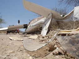 La aeronave sólo contaba con dos tripulantes. EL INFORMADOR / ARCHIVO