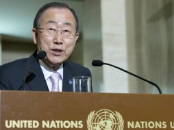 Ban Ki-moon confirma que no habrá tolerancia para la corrupción en las Naciones Unidas. NTX / ARCHIVO