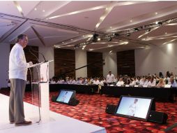 El titular de Sedesol participó en Jalisco en el Foro de Contribuciones de la Sociedad Civil Organizada al Desarrollo Civil. NTX /