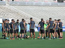 La Selección en su entrenamiento este viernes. NTX / O. Vega