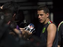 'Es todo un honor y una motivación dejar el alma en la cancha', confesó el delantero del Bayern Leverkusen. MEXSPORT / O. Aguilar