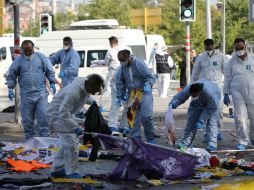 El doble ataque con bombas en Ankara, la capital de Turquía, que dejó al menos 86 muertos y más de 180 heridos. AFP / A. Altan