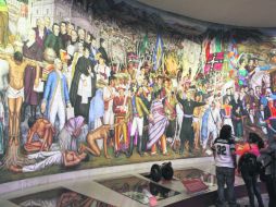 Uno de los murales más populares del brillante Juan O´Gorman, legendario muralista mexicano. EL INFORMADOR / F. González