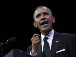 El presidente de los Estados Unidos habló acerca del millonario Donald Trump en un programa televisivo de la cadena CBS. AP / S. Walsh