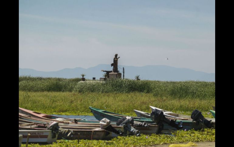 Una de las primeras estrategias de la nueva administración municipal será el combate a la maleza del lago. EL INFORMADOR / F. Atilano