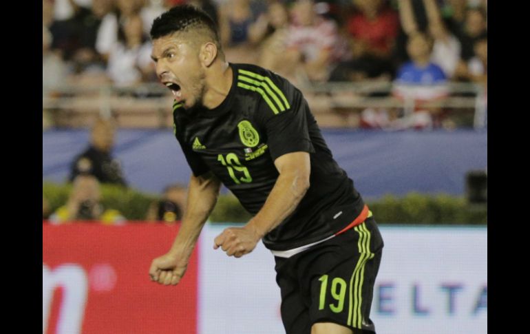 Oribe Peralta marcó un tanto en el gran juego ante EU. AP / ARCHIVO