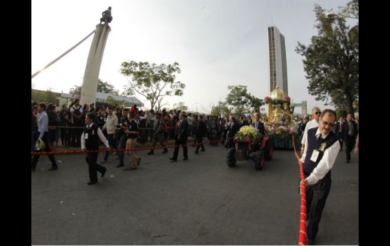 Informan que se mantienen mil 500 elementos de seguridad desplegados en toda la ruta. EL INFORMADOR / R. Tamayo