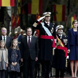 El rey Felipe de España preside celebración nacional