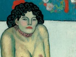 El cuadro 'La Gommeuse' fue pintado por Picasso y se espera que sea vendido por más de 60 millones de dólares. ESPECIAL / sothebys.com