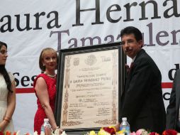 La escritora recordó que lo primero que hizo al recibir la noticia del reconocimiento fue darle las gracias a Dios. EL INFORMADOR / M. Vargas