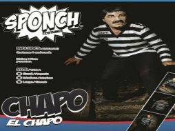 El traje surge en honor a 'El Chapo', quien se fugó el 11 de julio del Altiplano I a través de un túnel. ESPECIAL / ghoulishproductions.com