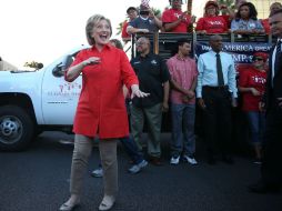 Clinton regresa nuevamente como la candidata a vencer. AFP / J. Raedle