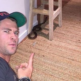 Chris Hemsworth muestra su lado intrépido en Instagram