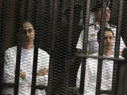 Los hijos de Mubarak estuvieron ya en libertad entre enero y mayo de este año. AP / A. Gomaa