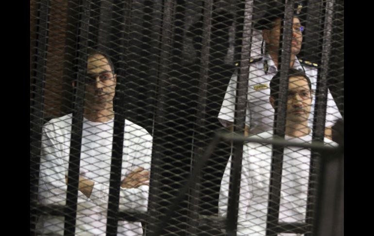 Los hijos de Mubarak estuvieron ya en libertad entre enero y mayo de este año. AP / A. Gomaa