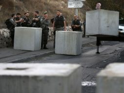 Israel ha tomado medidas para detener la violencia en su territorio, como el cerco de barrios árabes. AFP / T. Coex