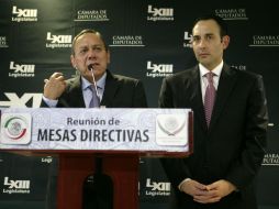 El presidente de San Lázaro agrega buscarán tener una reunión por mes entre ambas Mesas Directivas. SUN / I. Stephens