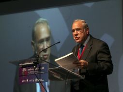 El secretario general de la OCDE, José Ángel Gurría califica como exitosas las jornadas que se realizan en el Foro Mundial. EL INFORMADOR / A. Hinojosa