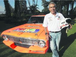 Xavier Lamadrid y su Ford Falcon 1965 buscarán el podio en la Carrera Panamericana que arranca este fin de semana. EL INFORMADOR / M. Vargas