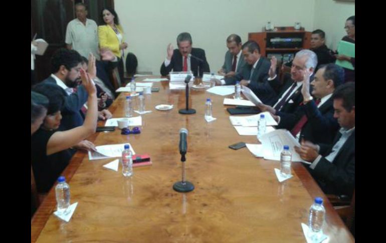 Imagen de la sesión de la Comisión de Vigilancia de este jueves. TWITTER / @LegislativoJal