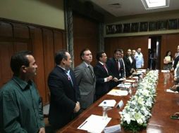 El ingreso no estuvo permitido a ninguna persona ajena. TWITTER / @AlbertoUribeC