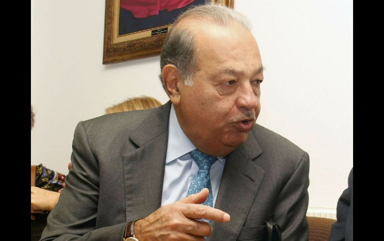 Carlos Slim participa en la apertura de la XXII Reunión Plenaria del Círculo de Montevideo. EFE / Morell