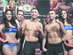 Gennady Golovkin y David Lemieux pronosticaron una pelea llena de emociones cuando midan puños esta noche en  Nueva York. AP / M. Altaffer