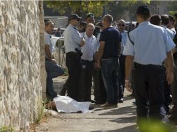 La policía israelí resguardó el cadáver en espera de las autoridades forenses. EFE / S. Mideast