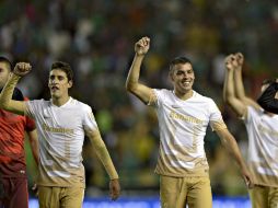 Los Pumas se mantienen en la cima de la clasificación en la tabla general con 28 puntos. MEXSPORT / I. Ortiz