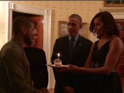 El cantante agradeció el gesto del presidente y la primera dama de los Estados Unidos a través de su cuenta de Facebook. FACEBOOK / Usher