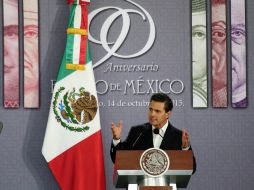 Peña Nieto enfatiza que la creación de regiones educativas permitirá evaluar progresos en las escuelas. SUN / ARCHIVO