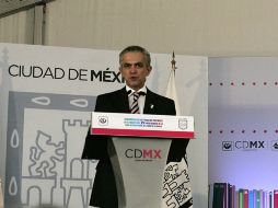 Mancera detalla a la ciudadanía que no permitirá que haya impunidad en la ciudad. SUN / ARCHIVO