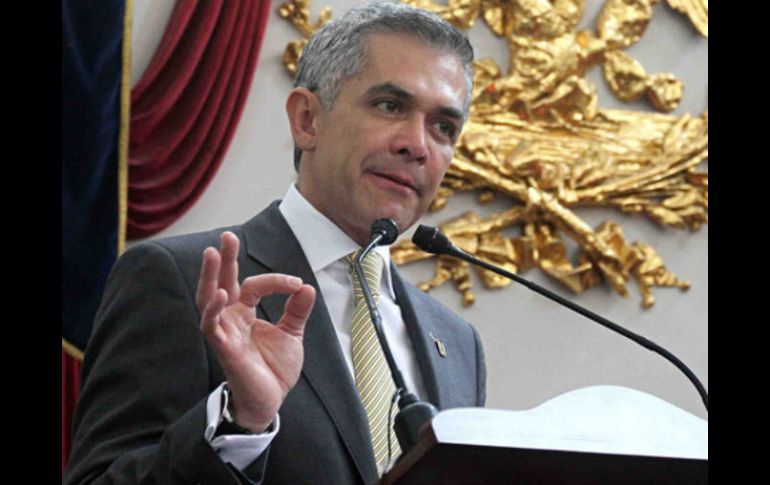 'Todo nuestro cariño a la señora Wallace', así respondió Miguel Ángel Mancera a las declaraciones de Isabel Miranda. NTX / ARCHIVO