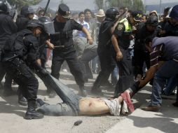 Los supuestos delincuentes fueron apresados la noche de ayer. EFE / C. Espinoza