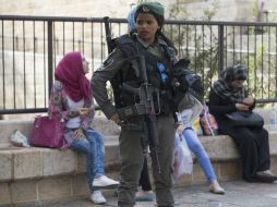 La detención se produce en medio de la ola de violencia que sacude a la región desde octubre. EFE / S. Mideast