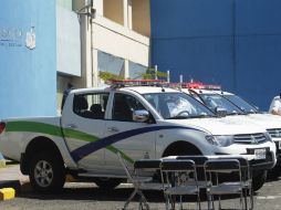 Aristóteles Sandoval entregó este martes 10 vehículos de doble tracción al IJCF que se irán a varias delegaciones. EL INFORMADOR / E. Barrera