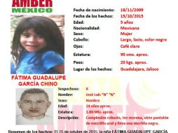 Se considea que la integridad de la menor puede estar en riesgo. ESPECIAL /