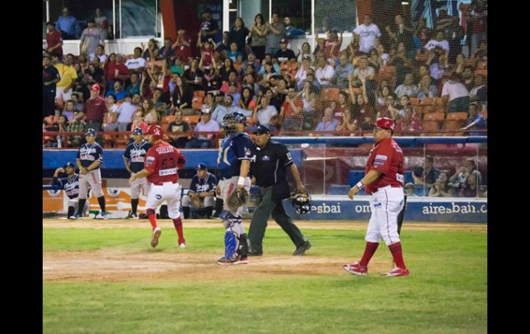 Mexicali llegó a siete juegos ganados por dos derrotas, misma marca de Jalisco, con quien comparte el liderato de la LMP. TWITTER / @AguilasDeMxli