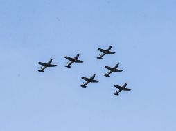 La aeronave cayó en una zona campestre. EL INFORMADOR / P. Franco