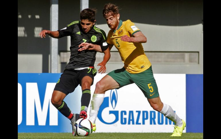 El cuadro azteca desaprovechó su mejor momento en la primera mitad y al final terminó por pedir el tiempo. AFP / D. Yankovic