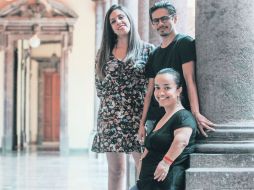 Gabriela Sánchez Escatell, Manuel Parra y Sofía Olmos esperan que los niños del Estado se acerquen al teatro. EL INFORMADOR / F. Atilano