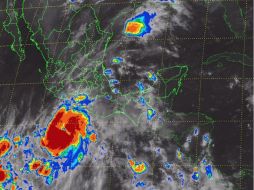 El ahora huracán viaja con vientos máximos sostenidos de 120 kilómetros por hora. TWITTER / @Conagua_clima
